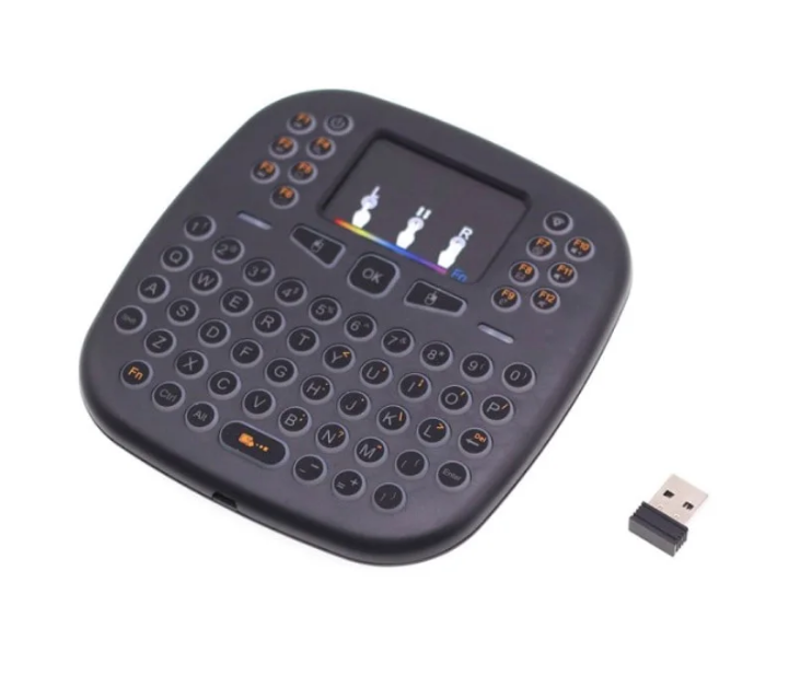 Mini Wireless Keyboard 2.4G with Touchpad RGB for TV Box control